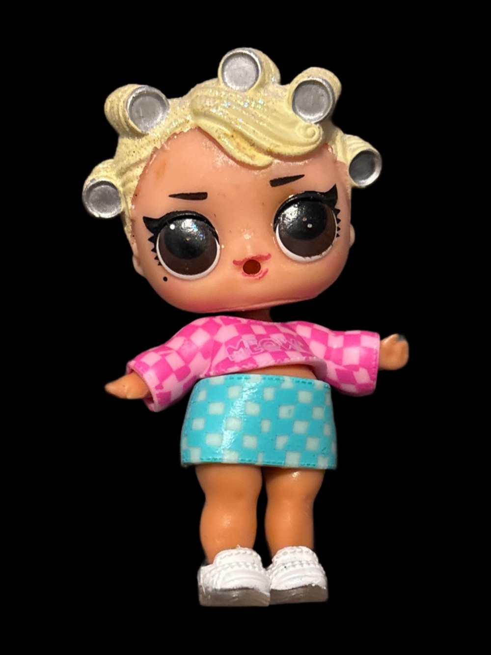 L.O.L. Surprise! Pink & Light Blue Checkered Fashion Doll